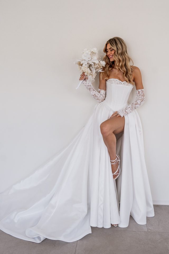 Brautkleid Ellie Corsage von Fan Xia Design