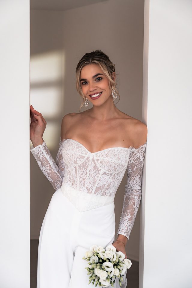 Brautkleid Zweiteiler Carla Marlene von Fan Xia Design