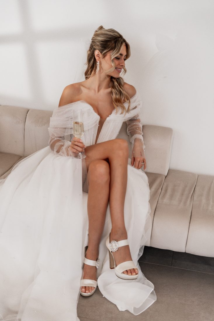 Fan Xia Design Helene – Prinzessinnenkleid für die Winterhochzeit bei White Silhouette München