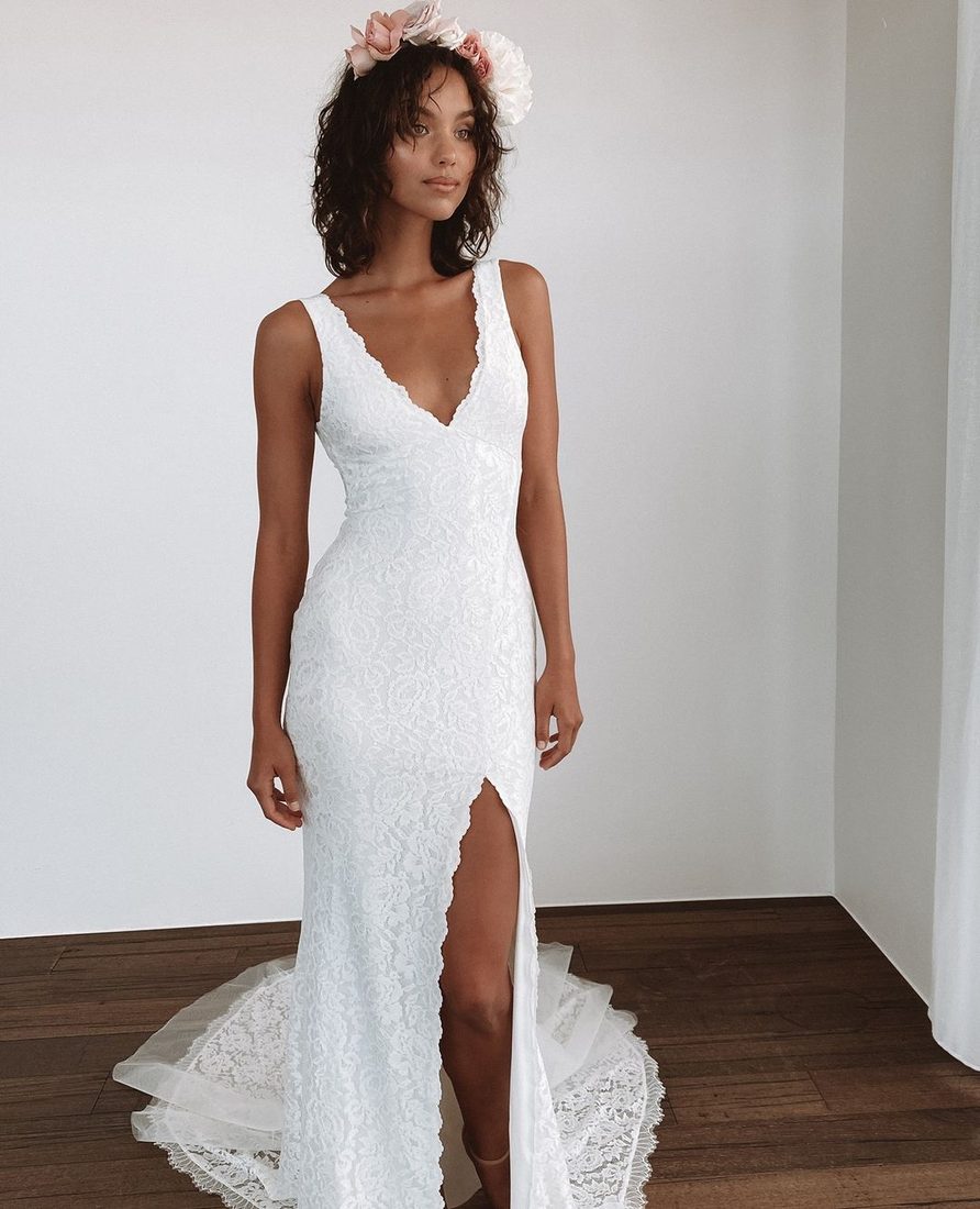 Grace Loves Lace Sienna – Fit und Flare mit Spitze bei White Silhouette München