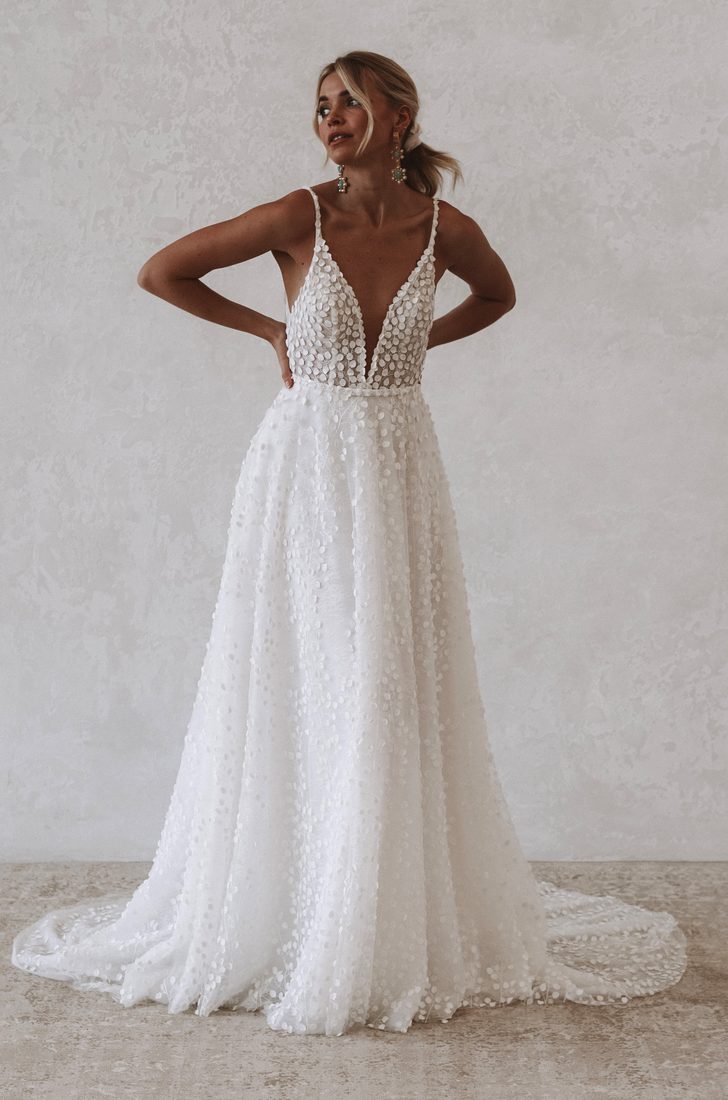 Made with Love Louie Flowy – fließende Variante zum Vergleichen bei White Silhouette München