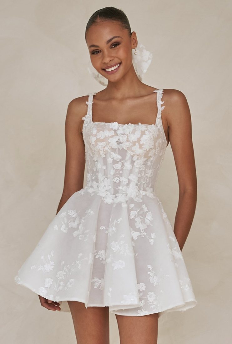 Kurzes Brautkleid Madi Lane Waverly – zum Leihen für 500 € bei White Silhouette München