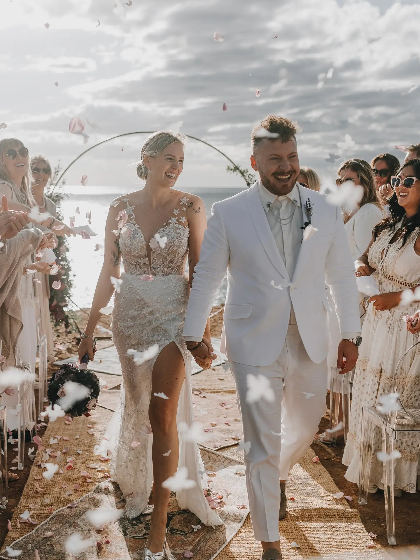 Magdalena im Kleid Shine